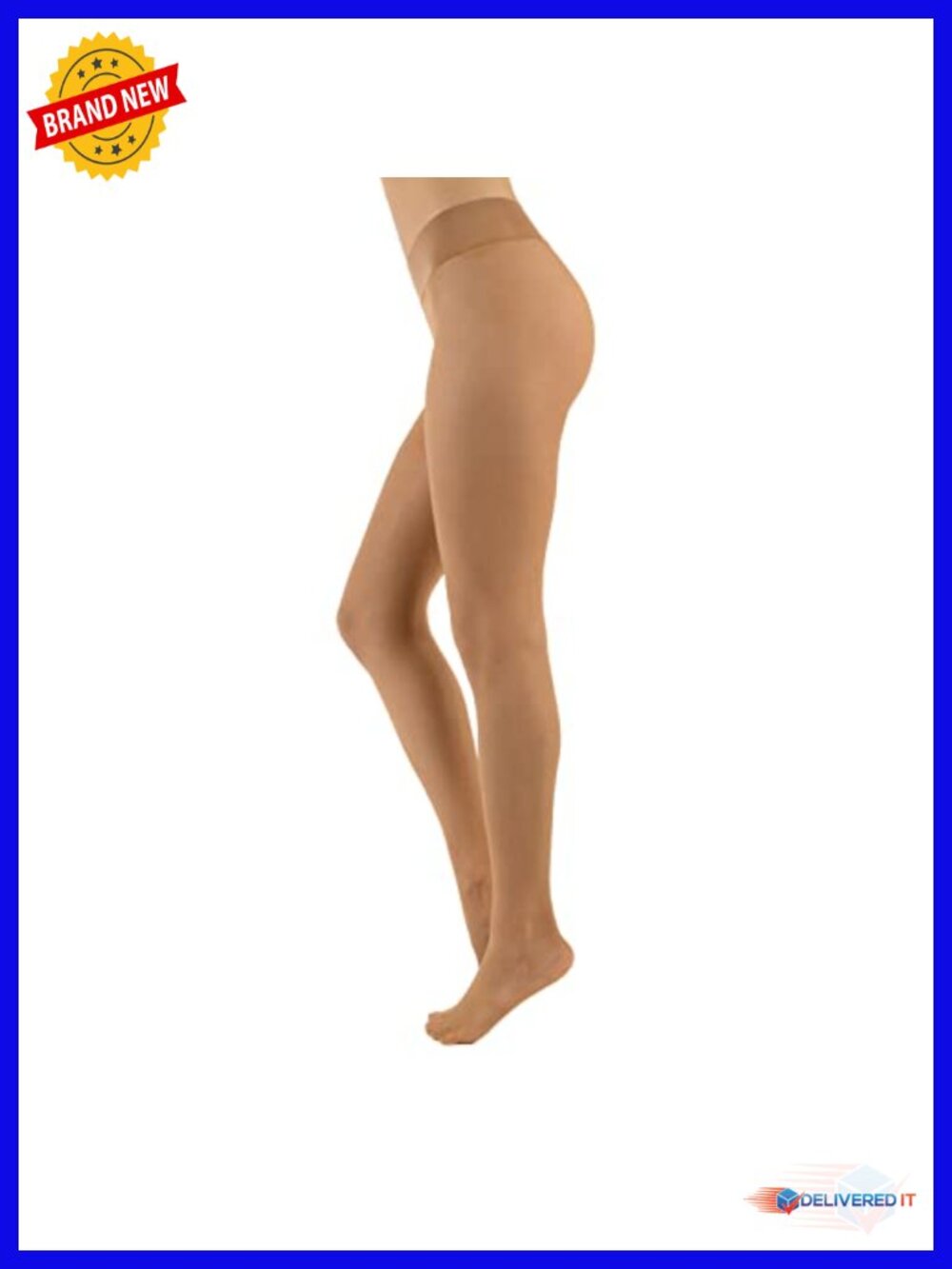 Seamless Sheer Tights, 15 Denier, Comfort Waistband, Pantyhose - Picture 1 of 5